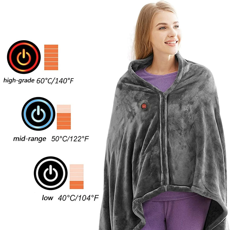 Heated Blanket Shawl