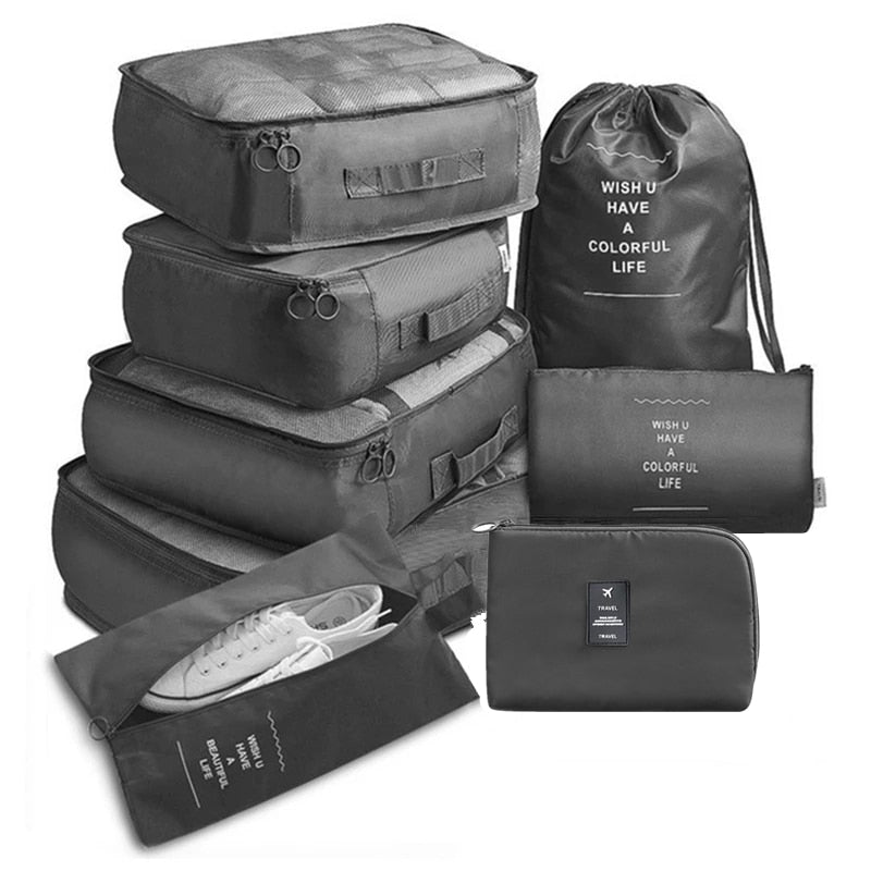 8 Pcs /Set Suitcase Organize Storage Bag