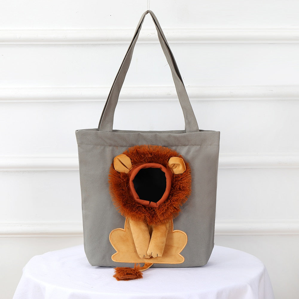 LION TOTE BAG FOR CATS