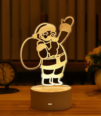 3D Creative Animals Bedside LED Night Lamp