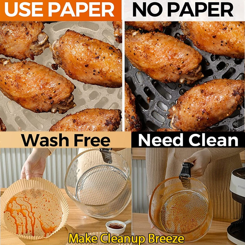 Air Fryer Disposable Paper Liner (25-50 PCS)