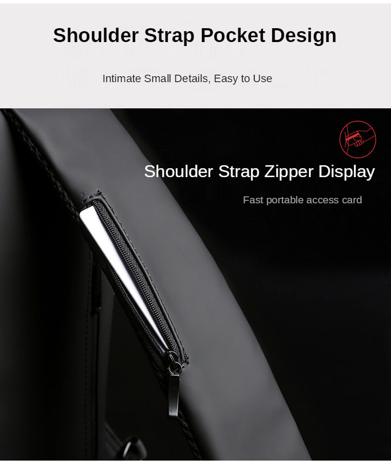 Crossbody Leather Anti-Theft Waterproof Bag