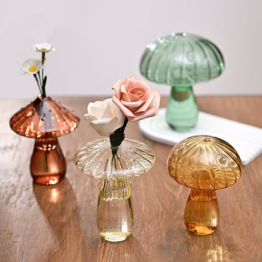 CRYSTAL MUSHROOM JARS
