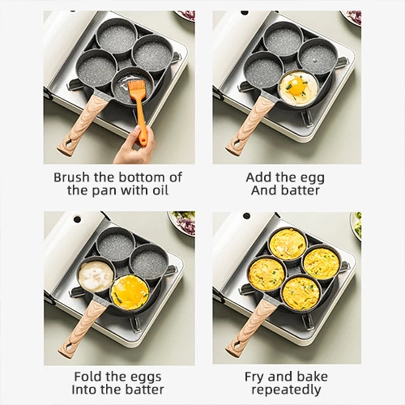 3-4 section Non-stick Grill Pan
