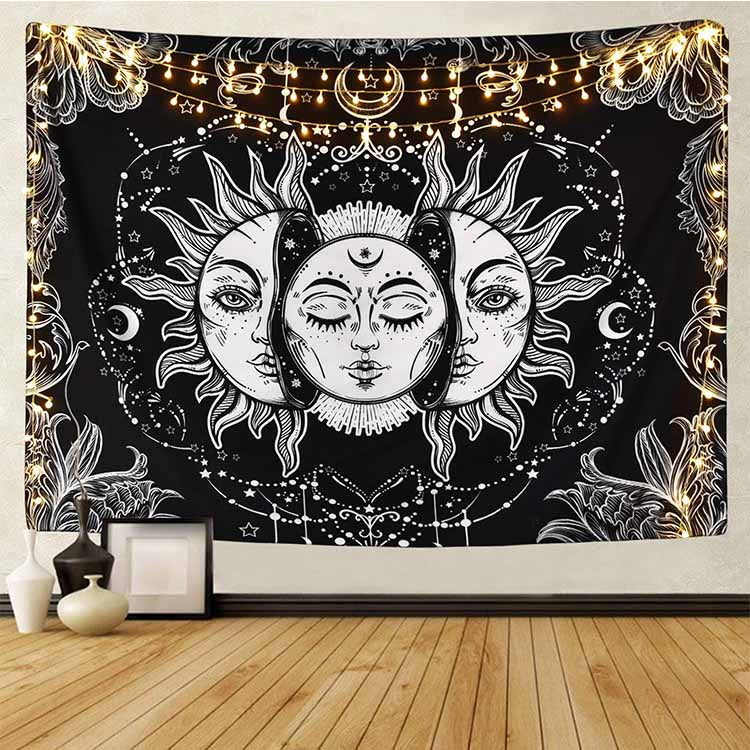 Moon Mandala Tapestry