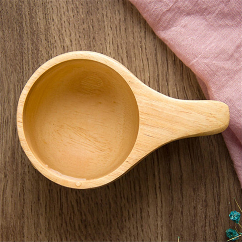 Ancient handmade rubberwood cup