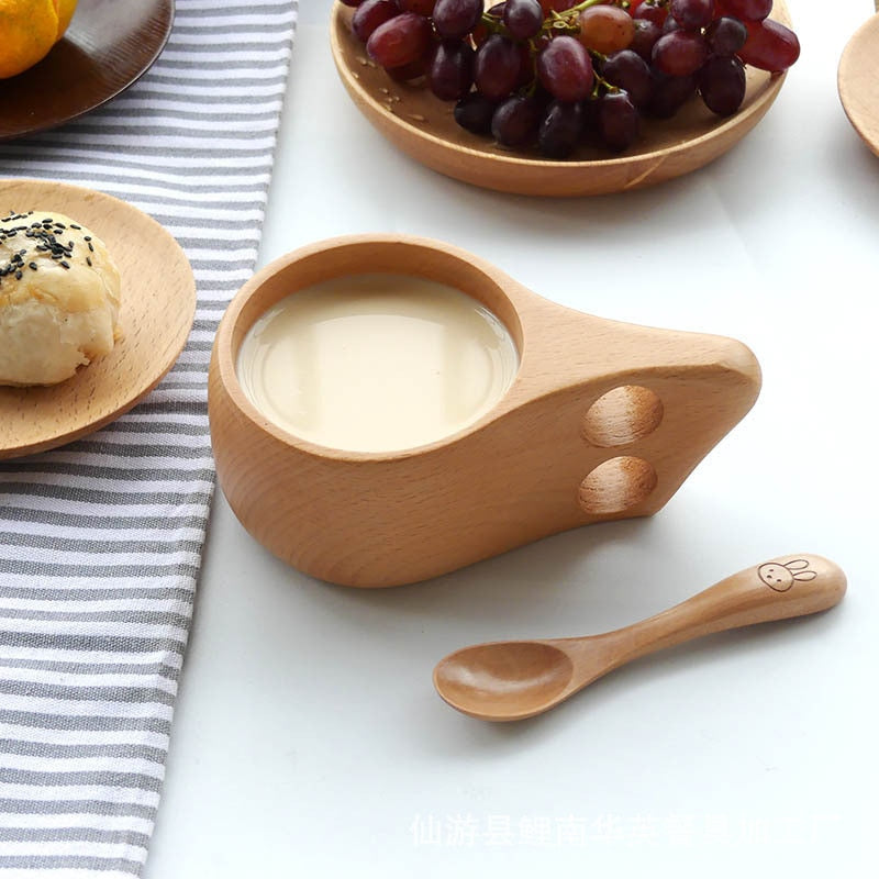 Ancient handmade rubberwood cup