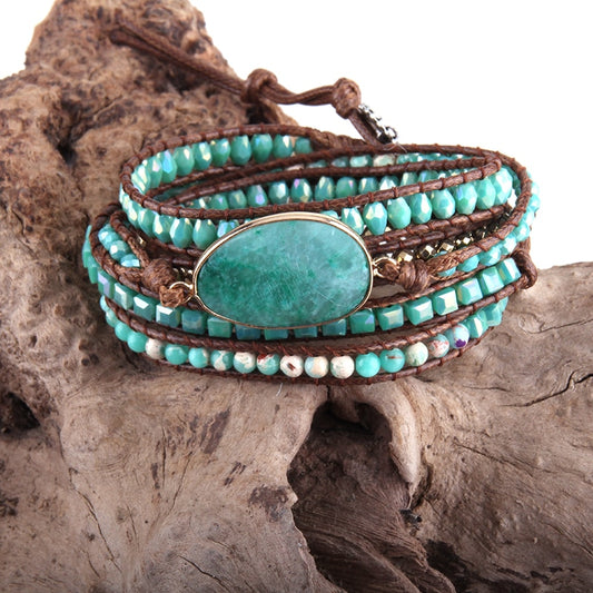 Boho leather bracelets