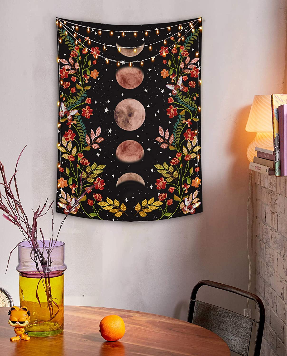 Moon Starry Tapestry Flower