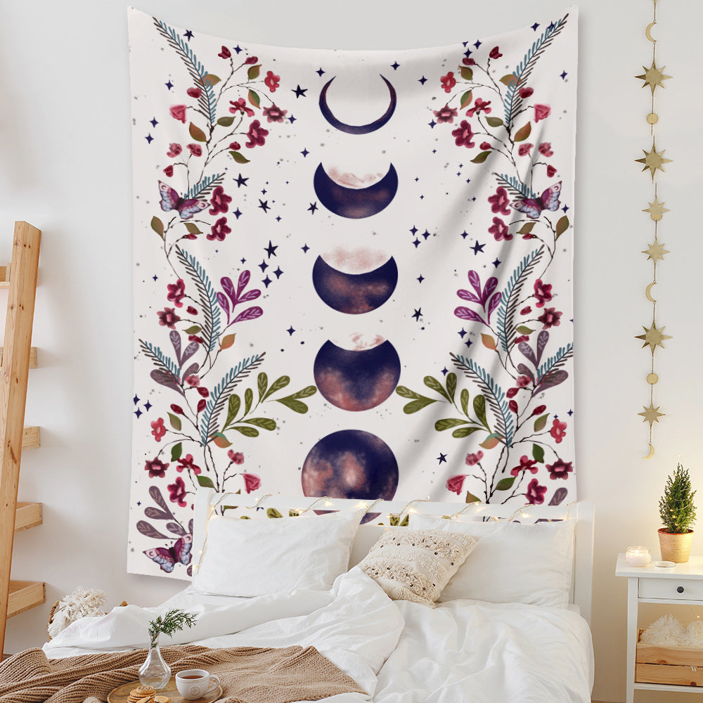 Moon Starry Tapestry Flower