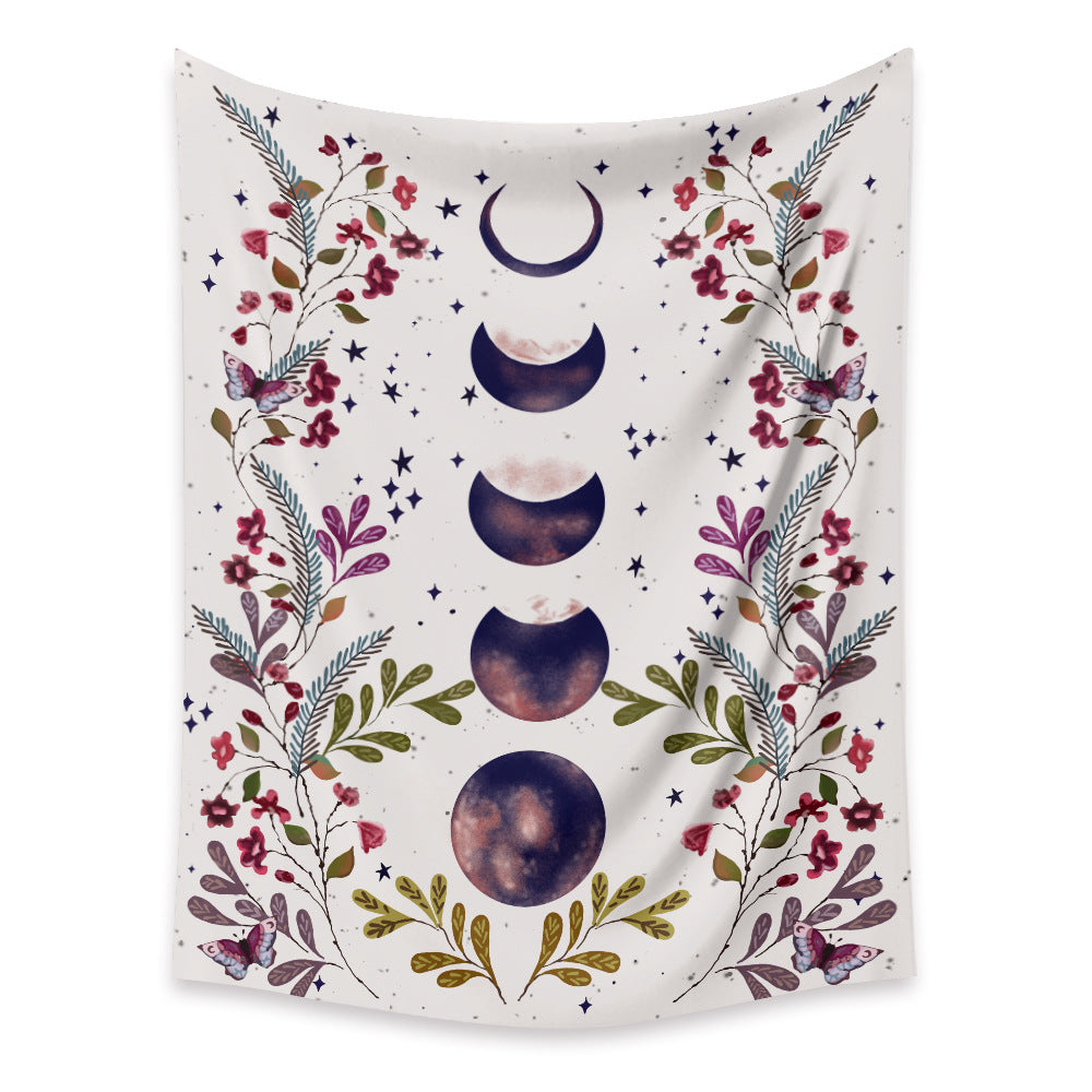 Moon Starry Tapestry Flower
