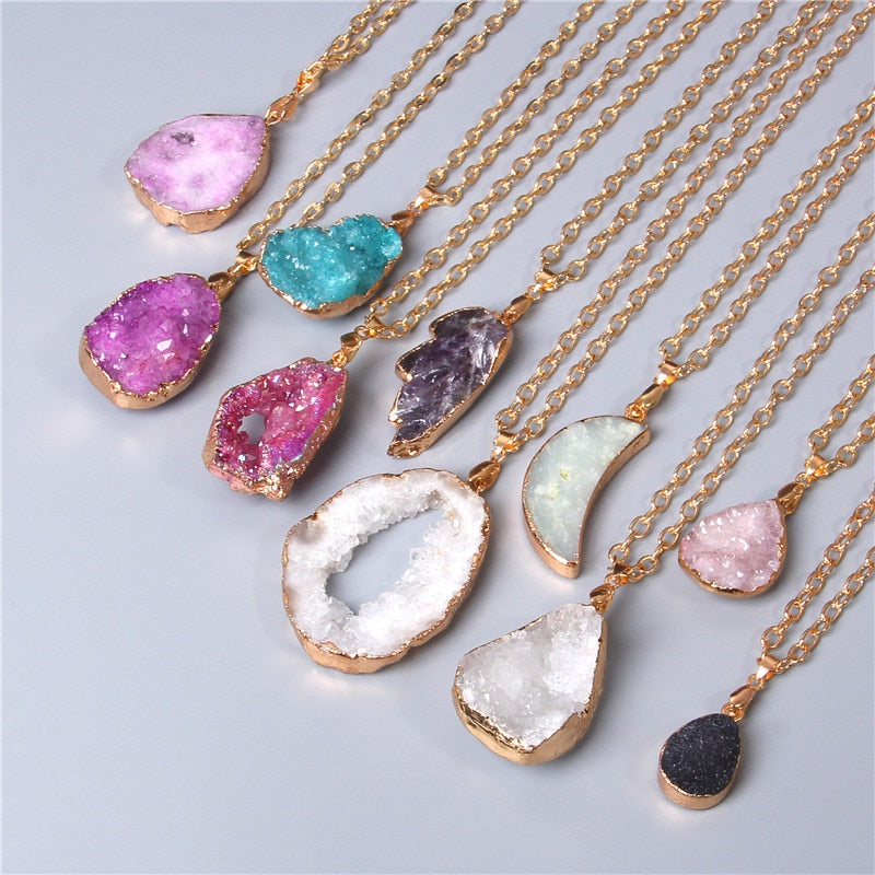 Crystal  -  Gemstone Necklaces