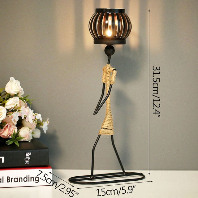 Abstract Statues Candle Holder
