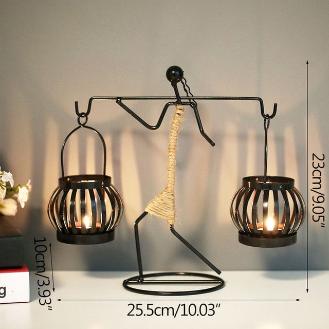 Abstract Statues Candle Holder