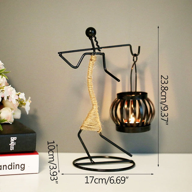 Abstract Statues Candle Holder