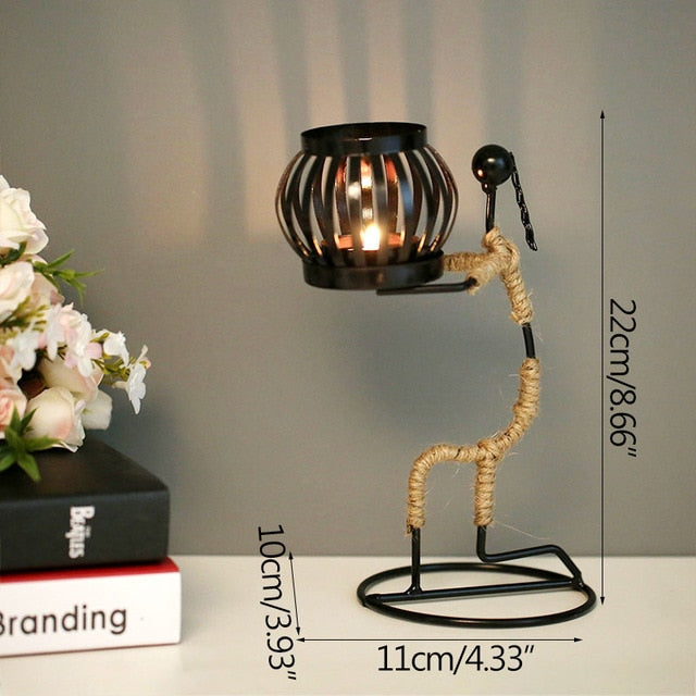 Abstract Statues Candle Holder