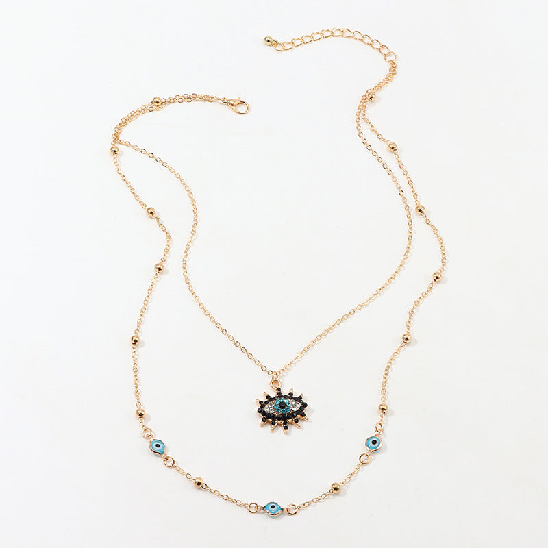 Boho style Eye Necklace