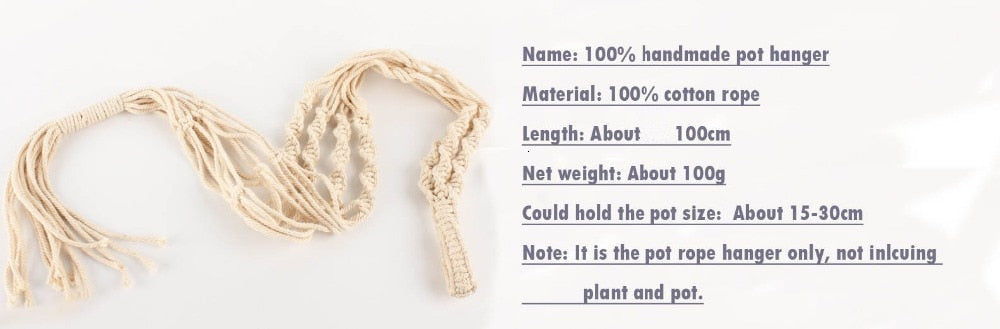 Handmade Macrame Plant