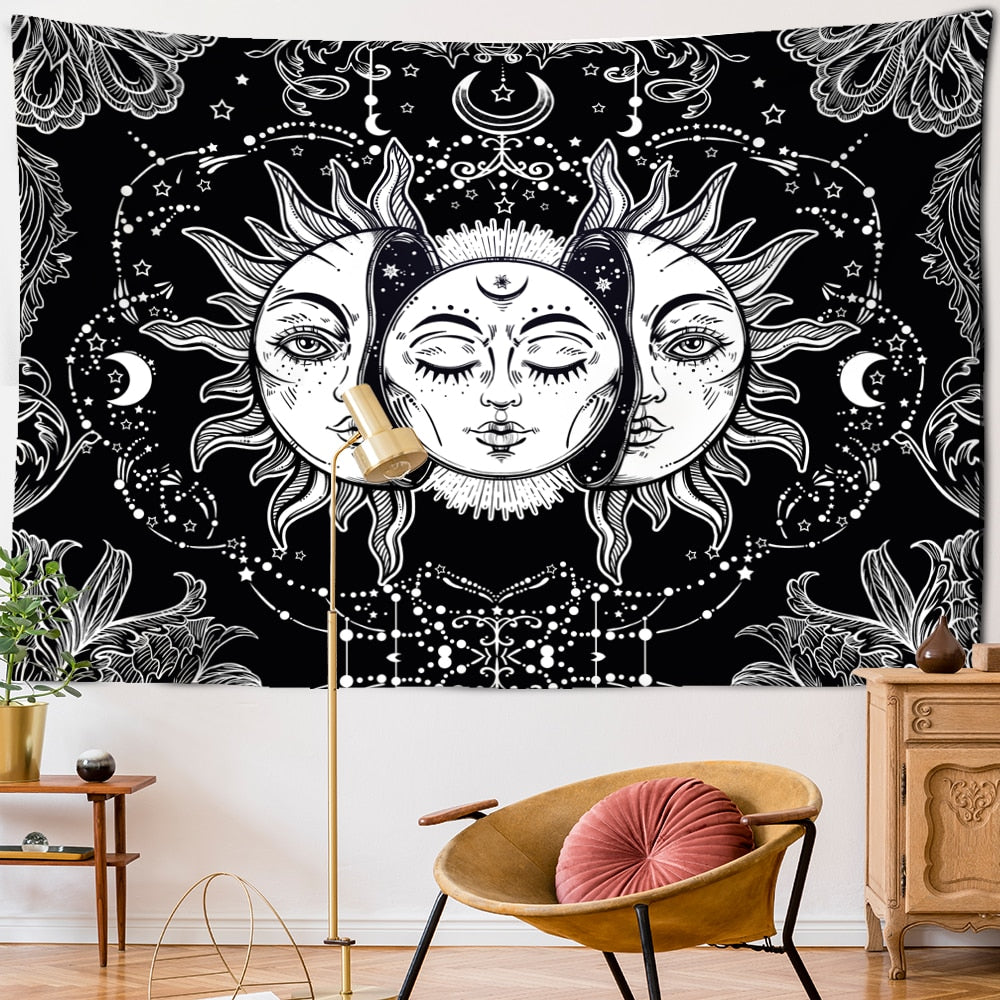 Moon Mandala Tapestry