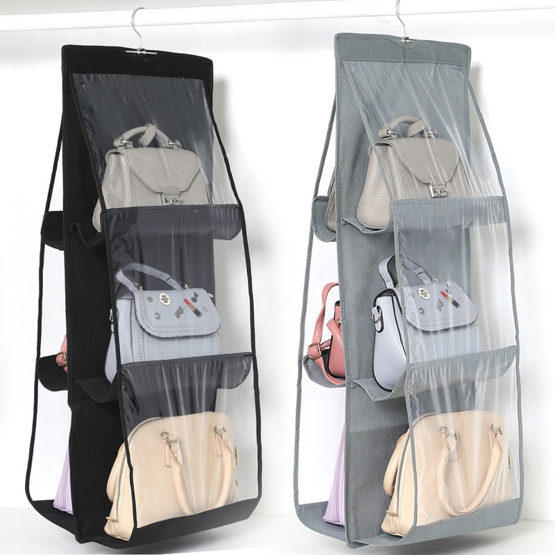 The hanging sorting bags
