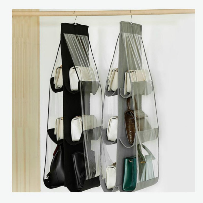 The hanging sorting bags