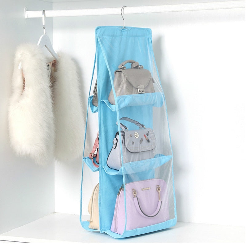The hanging sorting bags