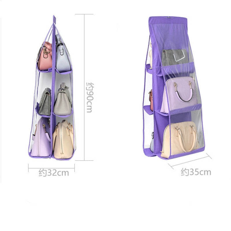 The hanging sorting bags