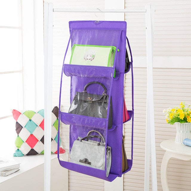 The hanging sorting bags