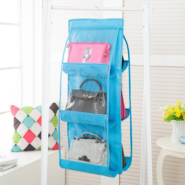 The hanging sorting bags