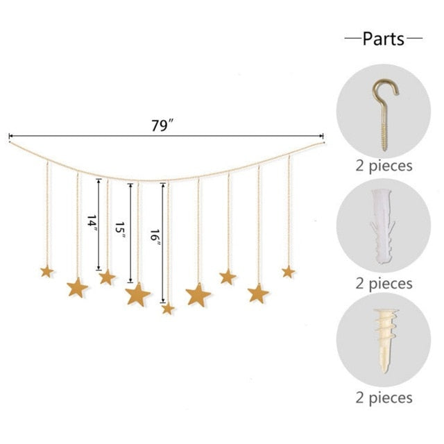 Moon-shaped chain