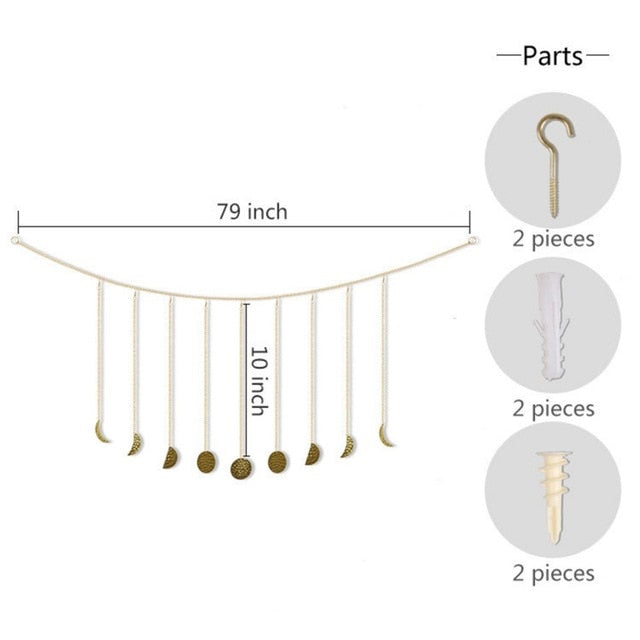 Moon-shaped chain
