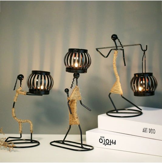 Abstract Statues Candle Holder