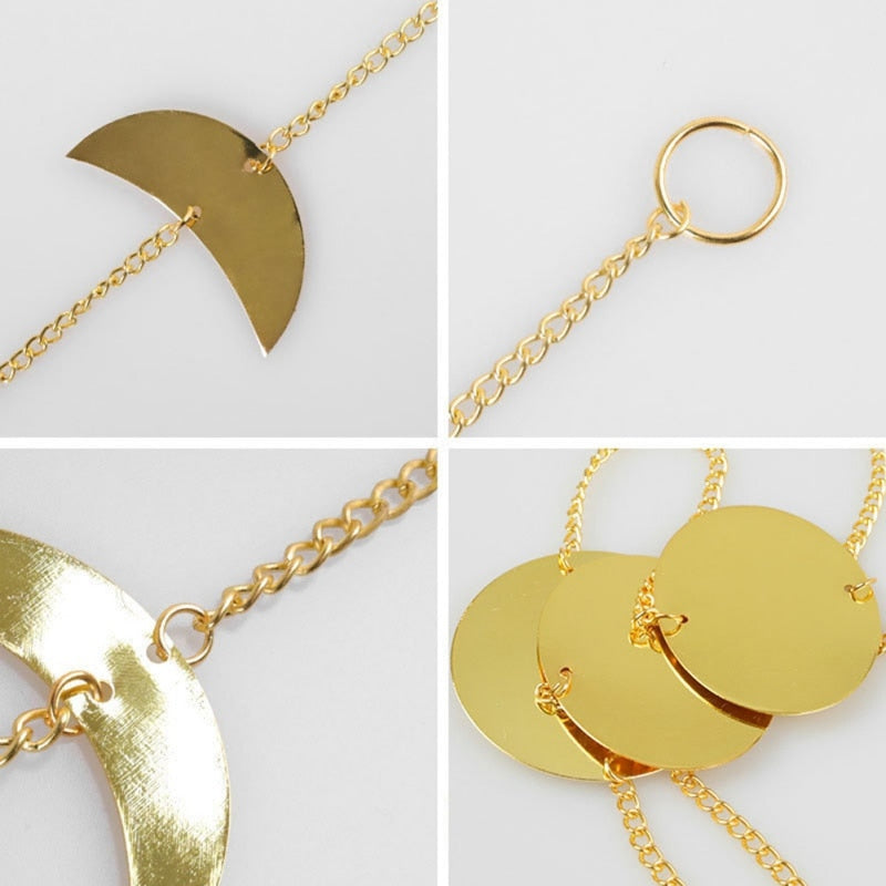 Moon-shaped chain