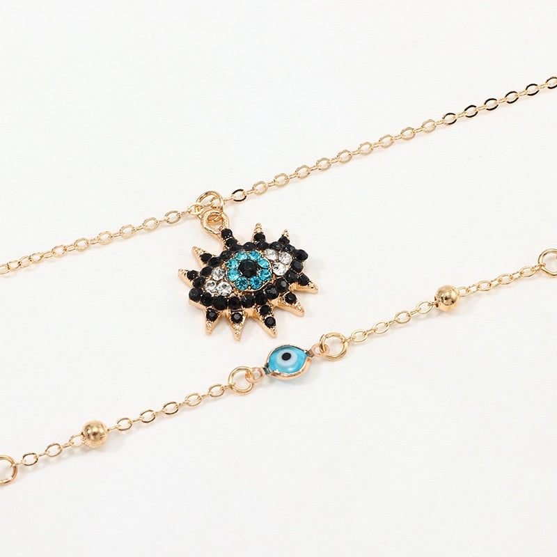Boho style Eye Necklace