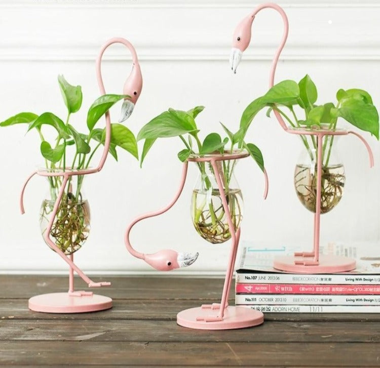 Flamingo Garden Planter