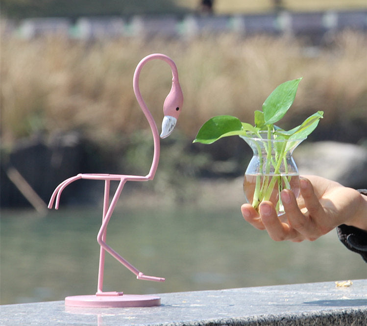 Flamingo Garden Planter