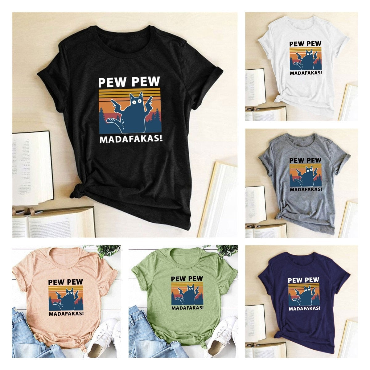 Pew pew Madafakas T-shirts