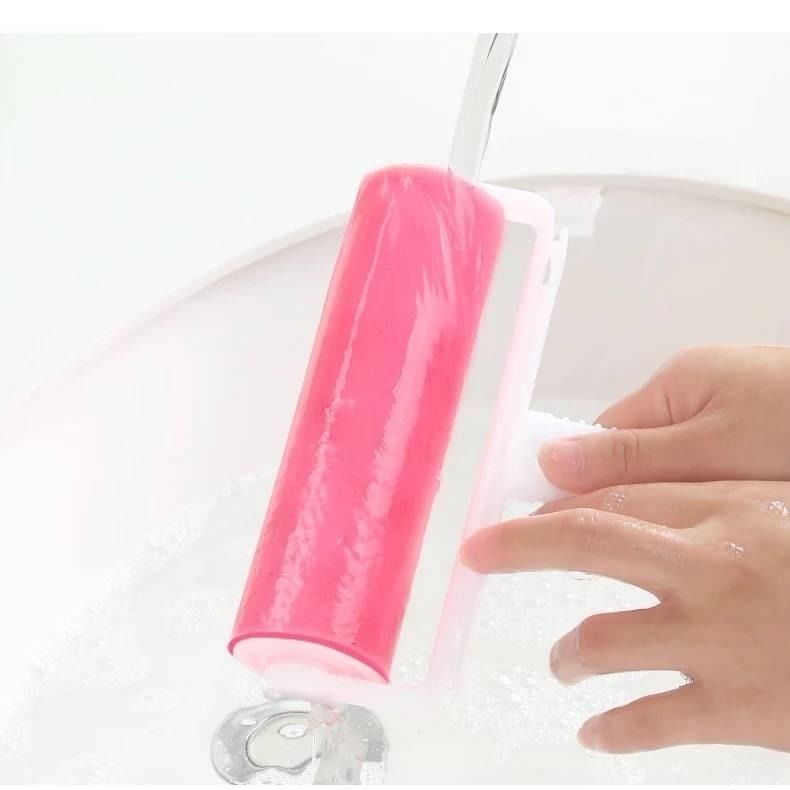 Sticky Washable Dust Lint Cleaning Brush Roller