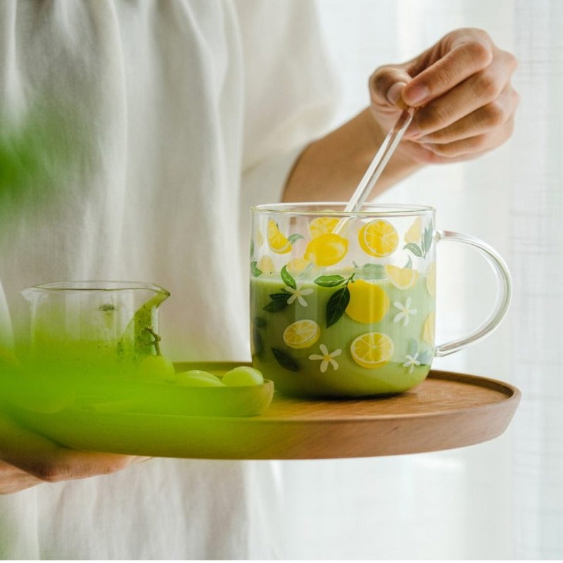 Mushroom Garden Glass Mug