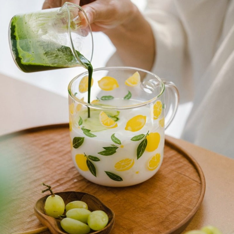 Mushroom Garden Glass Mug
