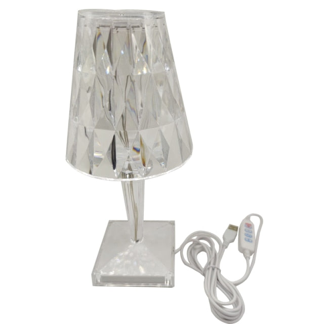 Diamond Crystal Lamp