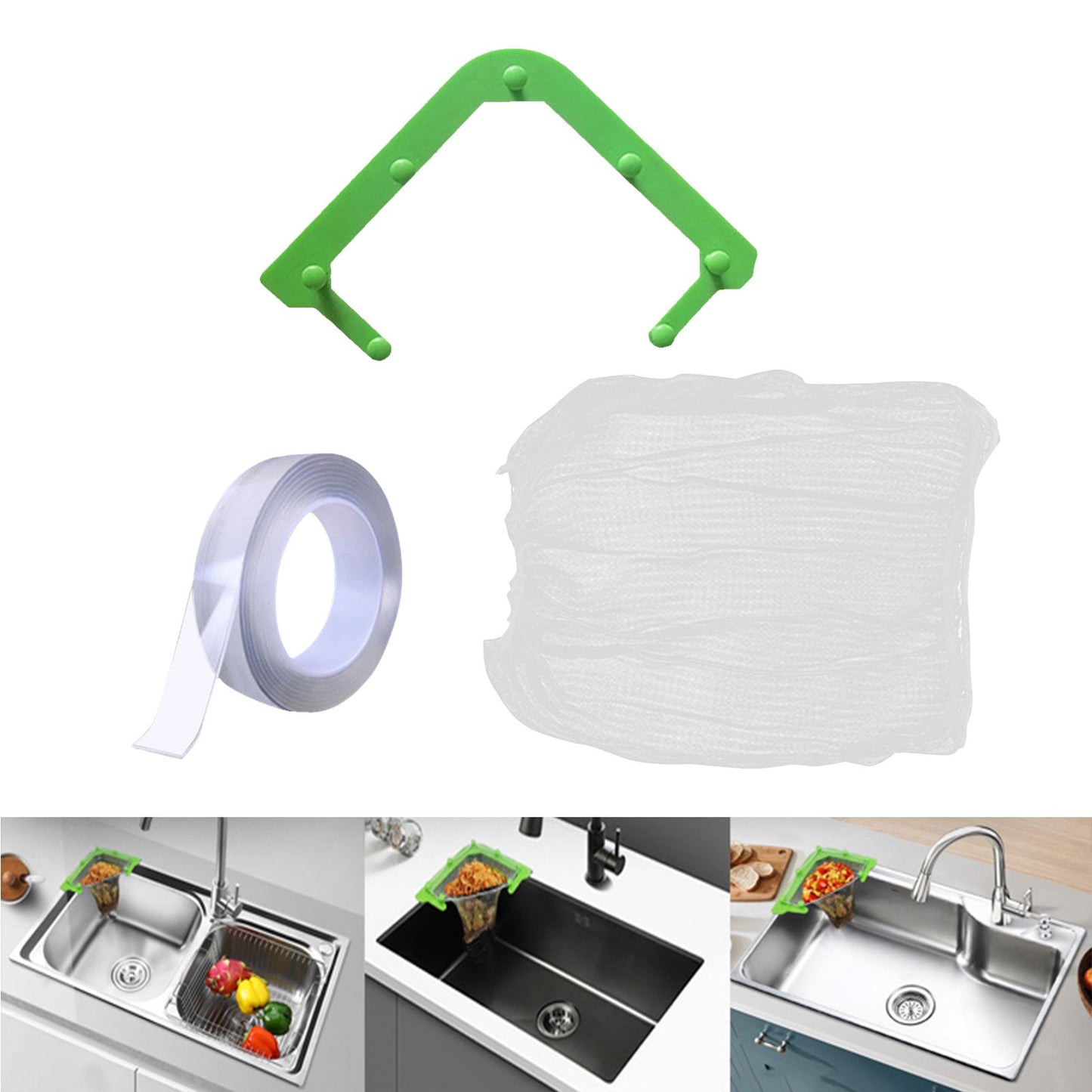 Kitchen Sink Waste Hanging Mesh Bag