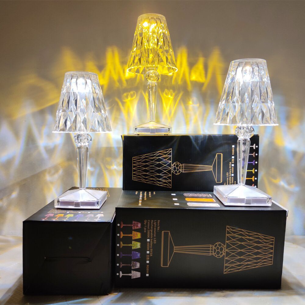Diamond Crystal Lamp