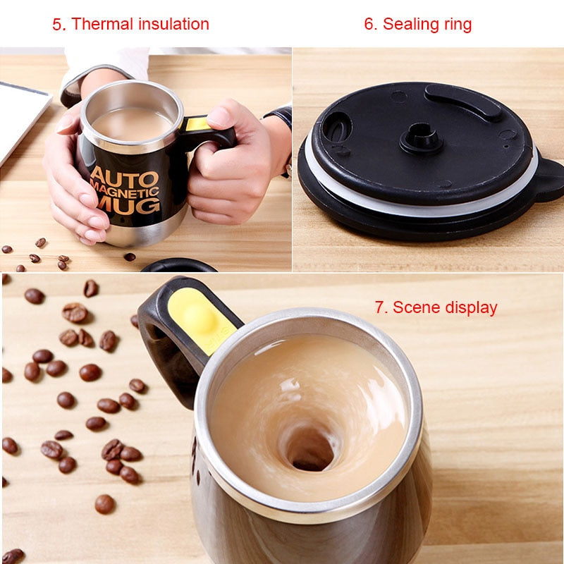 Automatic Self Stirring Magnetic Mug
