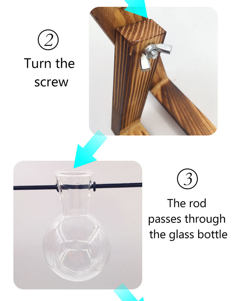 CREATIVE HYDROPONIC PLANT TRANSPARENT VASE