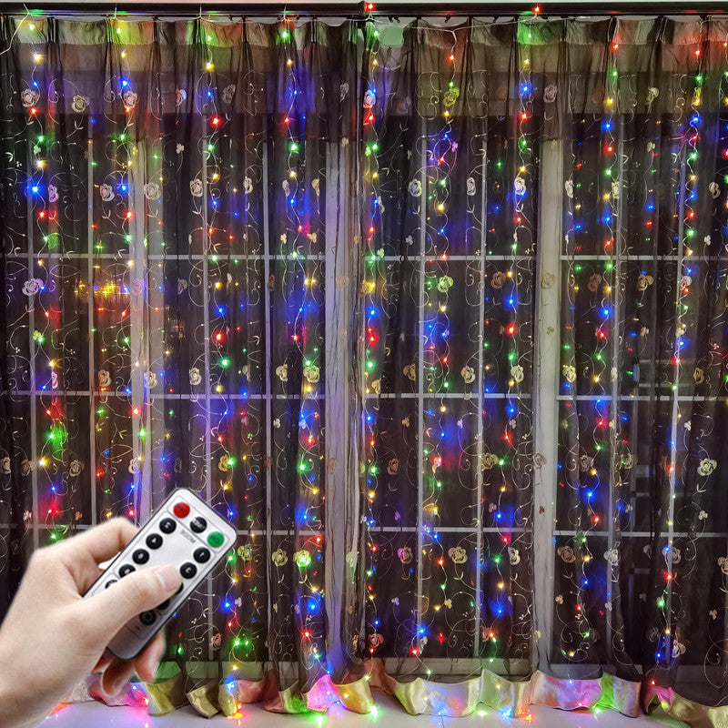 Christmas - Curtain String Lights