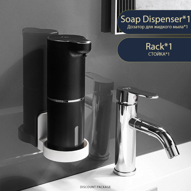 Automatic Hands-Free Foam Soap Dispenser With USB Charging