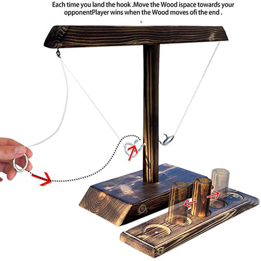 Wooden Ring Toss Game