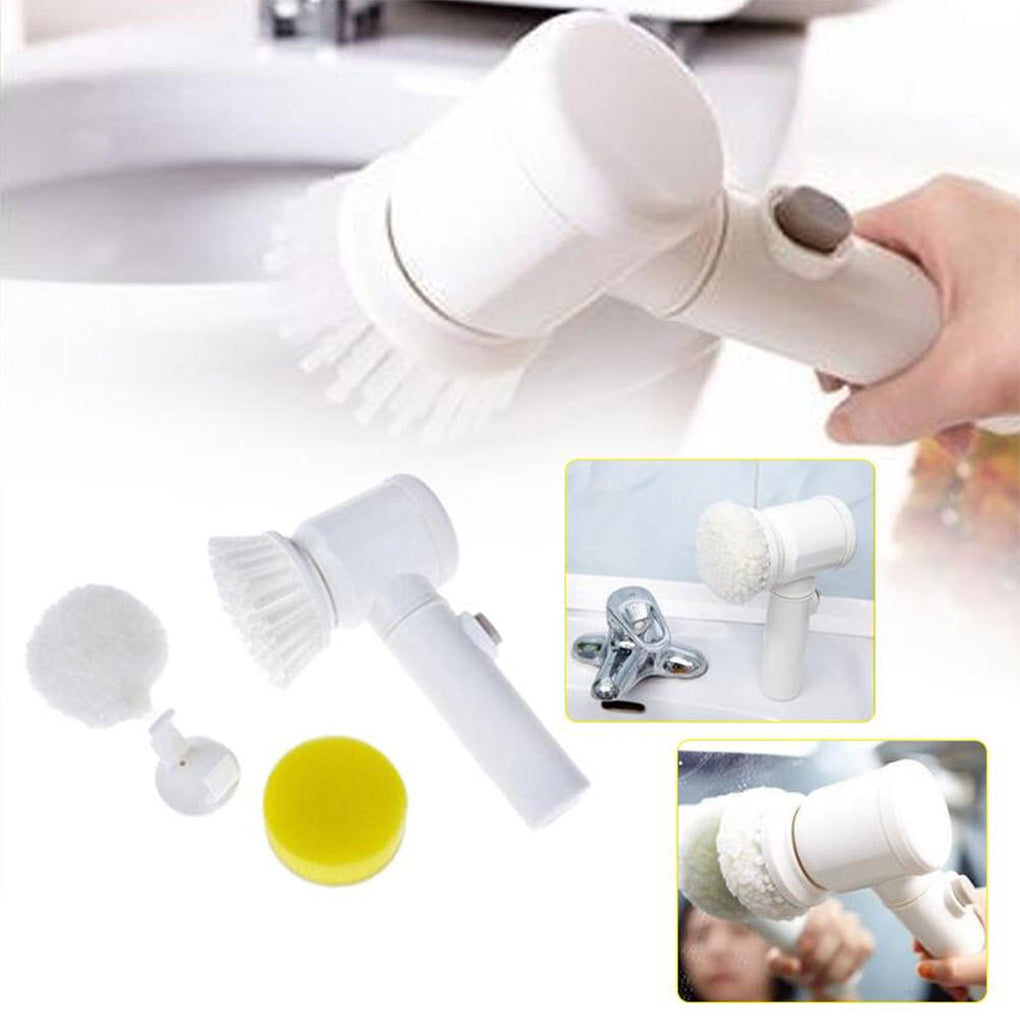 Household Kitchen Cleaning Brush Electric Bathtub 5 In 1 Magic Battery  Powered Scrubber For Kitchen - Buy Household Kitchen Cleaning Brush Electric  Bathtub 5 In 1 Magic Battery Powered Scrubber For Kitchen Product on