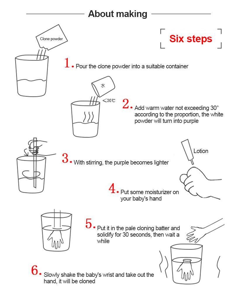 Hands Plaster Statue Kit